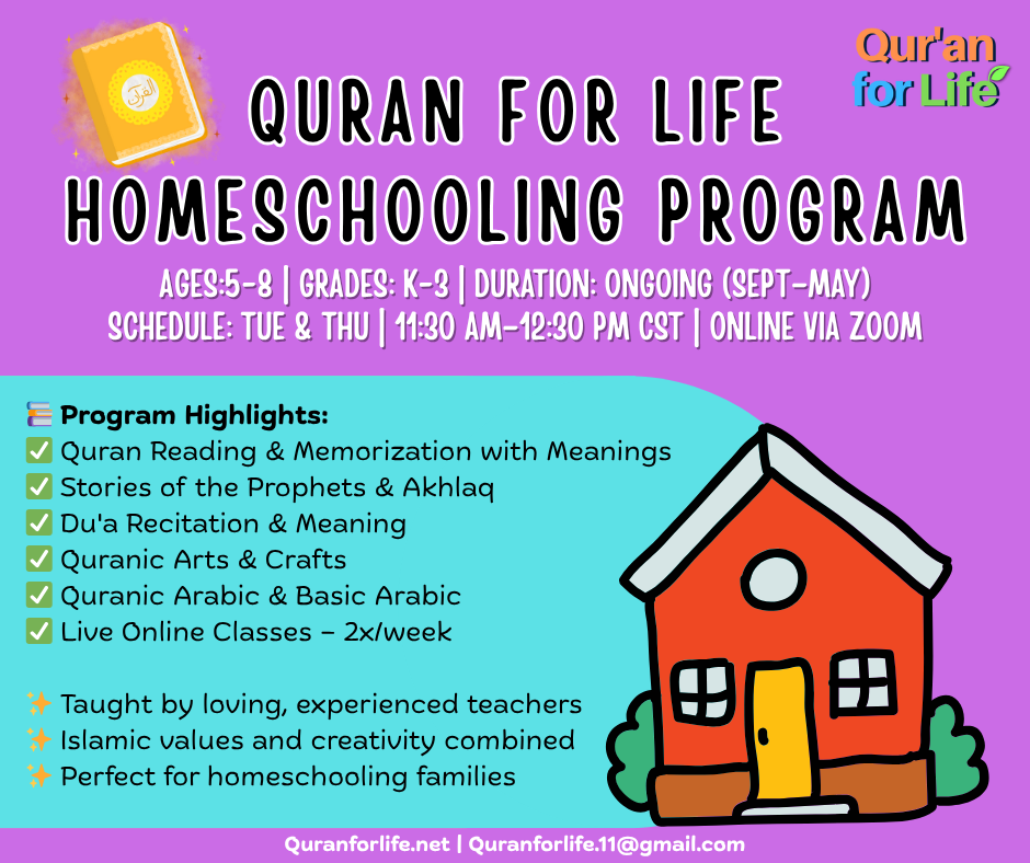HOMESCHOOLING PROGRAM, GRADES K-3